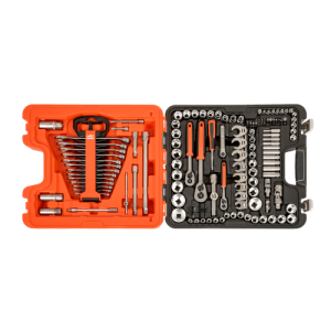 1/4" 3/8" and 1/2" Square Drive Socket Set with Combination Wrenches/Screwdriver Bits